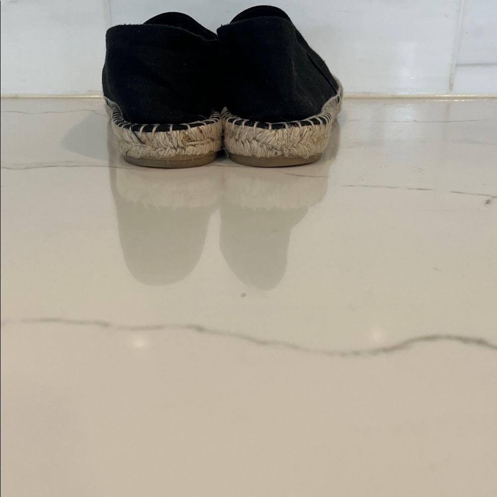 J Crew Made-in-Spain espadrille flats in linen size 10 - Picture 8 of 13